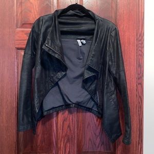 Soft faux leather jacket